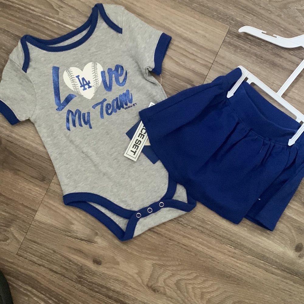 Dodgers girls 2 pc set